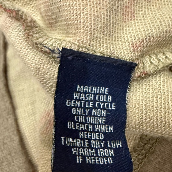 Ralph Lauren Chaps Denim Aztec Sweater Womens XL Pullover Tribal Southwest Cowl - Picture 4 of 5